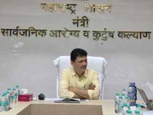 Maharashtra Health Minister Prakash Abitkar reviewing health committees revival plan with officials