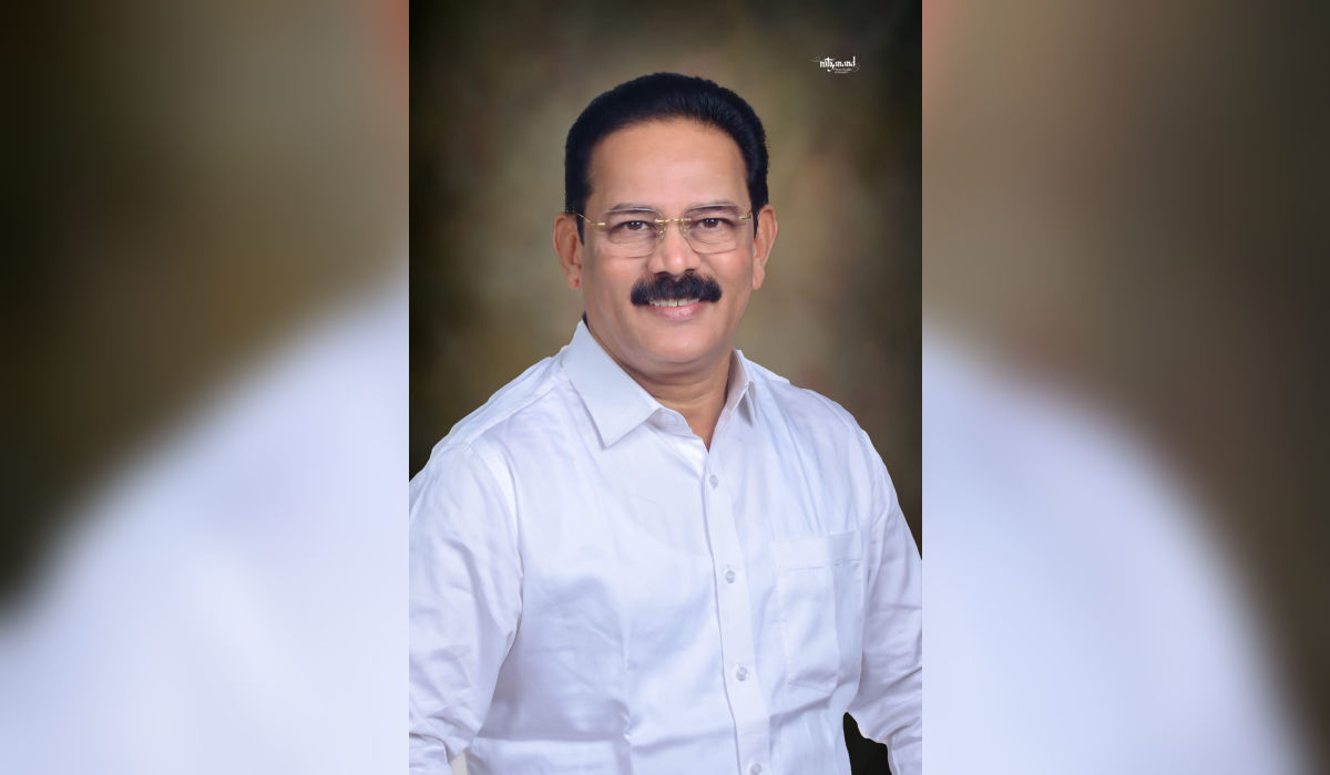 Portrait of Narendra Mahadik, selected as welcome president of state-level Akshar Sammelan 2026