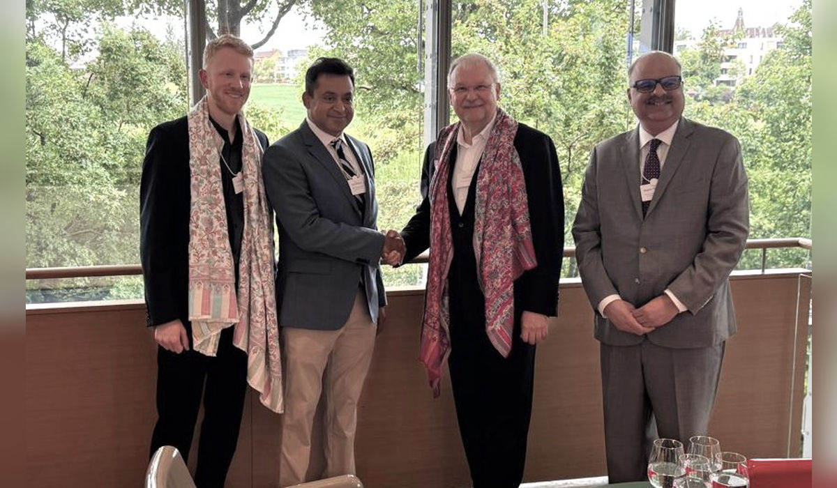 MMRDA Metropolitan Commissioner Dr Sanjay Mukherjee during the Davos Baukultur Alliance Annual Meeting in Bern, Switzerland