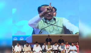 Chief Minister Devendra Fadnavis addressing housing scheme event in Satara