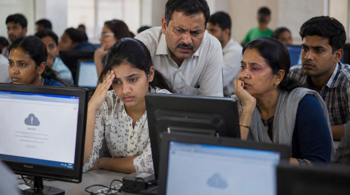 Students facing technical problems during Maharashtra Class 11 online admission process