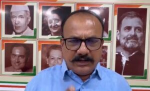 ऑपरेशन ब्ल्यू स्टार संदर्भातील वक्तव्यावर प्रतिक्रिया देताना काँग्रेस प्रदेशाध्यक्ष हर्षवर्धन सपकाळ पत्रकार परिषदेत बोलताना.