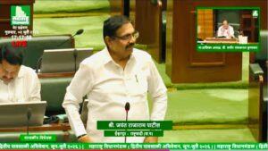 NCP (Sharad Pawar) leader Jayant Patil speaking during the Maharashtra Assembly debate on the Maharashtra Women Farmers Empowerment Bill 2026.