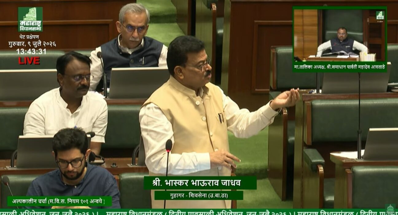 भास्कर जाधव विधानसभेत मिसिंग लिंक, अतिवृष्टी आणि आपत्ती व्यवस्थापनाच्या मुद्द्यावर बोलताना
