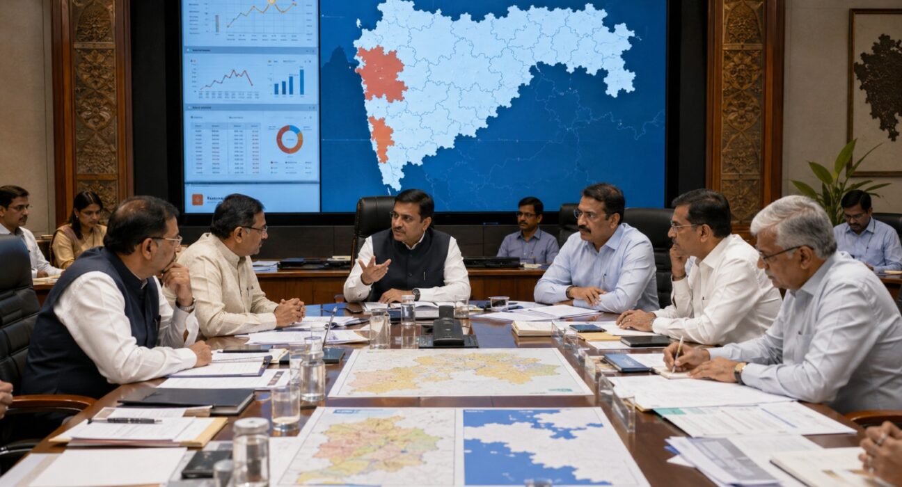 नाशिक आणि रायगड पालकमंत्रिपदावरील निर्णयाच्या पार्श्वभूमीवर महाराष्ट्रातील वरिष्ठ अधिकाऱ्यांची उच्चस्तरीय आढावा बैठक. (प्रातिनिधिक चित्र)