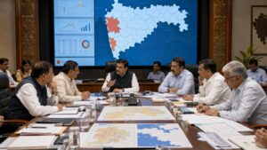 नाशिक आणि रायगड पालकमंत्रिपदावरील निर्णयाच्या पार्श्वभूमीवर महाराष्ट्रातील वरिष्ठ अधिकाऱ्यांची उच्चस्तरीय आढावा बैठक. (प्रातिनिधिक चित्र)