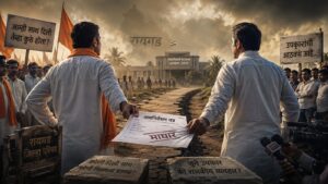 रायगडमध्ये महायुतीतील महेंद्र दळवी आणि अनिकेत तटकरे यांच्यातील राजकीय संघर्षाचे प्रतिनिधिक चित्र