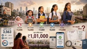 मुंबईतील 3,563 मुलींना लेक लाडकी योजनेअंतर्गत ₹1.01 लाखांपर्यंत टप्प्याटप्प्याने मिळणाऱ्या आर्थिक मदतीचे प्रतिनिधिक चित्र