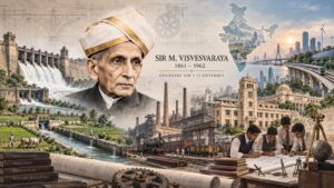 अभियंता दिनानिमित्त सर एम विश्वेश्वरय्या यांचा धरणे, सिंचन, उद्योग, अभियांत्रिकी शिक्षण आणि आधुनिक भारताच्या विकासाशी जोडलेला वारसा